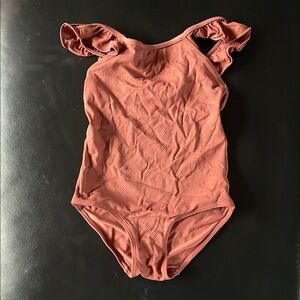 Kids One Piece Swimsuit - Rust